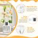 Emageren 6-Pack 50ml Glass Diffuser Bottles - Transparent Cylinder Fragrance Containers for Bathroom & Bedroom - Buy Online on GoSupps.com