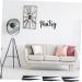 Alipis 1set Wrought Iron Wall Hanging Wedding Decorations Para De Pared Sign Wall Decor Household Pantry - Buy Online on GoSupps.com