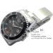 SHMIOU English Talking Watch for Blind Visually Impaired Elderly - Stainless Band Quartz Alarm, Black Dial Silver Frame - Buy Online on GoSupps.com