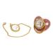 Gold Baby Pacifier Set with Rhinestones - Lightweight Pacifier for 6-18 Months (Letter A) - Perfect for Home Use - Buy Online on GoSupps.com