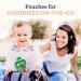 Gerber Organic Baby Food Pouches - WonderFoods Banana Red Berries Granola 3.5oz (Pack of 12) - Buy Online on GoSupps.com
