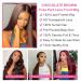 ZLIKE 28inch Brown Straight HD Lace Front Wig - Brazilian Virgin Human Hair Wig for Women - Buy Online on GoSupps.com