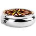 Buy Burning Totem Round Pill Box | 3 Compartment Travel Organizer for Effortless International Shipping - Buy Online on GoSupps.com