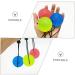 Beaupretty 5-piece Handgrip Strength Training Ball Set - Stress Relief Fitness Equipment for Men & Women - TPE 20x5cm - Buy Online on GoSupps.com