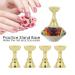 Exquisite DIY Nail Art Stand - Professional Practice Display for Home & Salon Use | Flame Base | Durable Plastic & Alloy - Buy Online on GoSupps.com