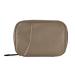 Naanle Pill Box 7 Day Pill Case Travel Pill Organizer Bag with Zipper Portable Weekly Case Compact Size for Vitamin Supplement Holder Solid Color Brown