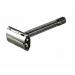 Edward London & Co Pearl Black Heavy Long Handle Double Edge Butterfly Open Safety Razor