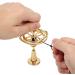 Keenso Gyroscope Toy - Rotating Desk Gyroscope & Flying Motion Balance Physics Toy for Adults (Gold) | International Shipping - Buy Online on GoSupps.com