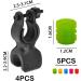 4 Pcs of Bicycle Clips with 5 Pcs Luminous Valve Covers Bicycle Light Holder Fixed Frame Walking Stick Holder Wheelchair Accessories - Buy Online on GoSupps.com