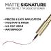 L'Oreal Paris Matte Signature Liquid Dip Eyeliner - Waterproof, Burgundy, 0.07 fl Oz - Buy Online on GoSupps.com