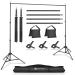 Yesker Photo Video Studio 10ft Adjustable Backdrop Stand, Background Support System Kit with Carry Bag for Photography Studio Parties Wedding 6.5x10ft