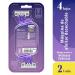 Schick Quattro You Exotic Violet Blooms Disposable Razors for Women 4ct (W300640400) - Buy Online on GoSupps.com