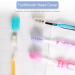 Silicone Toothbrush Head Cover - Portable & Lightweight for Camping Travel & Hiking (Translucent White - Buy Online on GoSupps.com