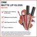 3Pcs Matte Red Brown Nude Liquid Lipstick Set - Long Lasting & Waterproof Lip Gloss Gift Set for Women (Set09) - Buy Online on GoSupps.com
