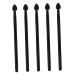 CANIGHT 5pcs Silicone Eyeshadow Brush Eye Cosmetic Brush Lip Applicator Eye Shadow Brush Special 13x1cm Black