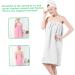 Buy Women's Towel Wrap Set - 2pcs Adjustable Shower Wrap & Microfiber Hair Cap | Soft Absorbent Bathrobe for Home & Travel - Buy Online on GoSupps.com
