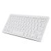 White WIRED keyboard small keyboard cable riuty mini artist narrow USB cabled Small compact mini board for Apple Mac iMac MacBook Pro/Air Mac Windows PC desktops laptop (white)