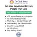 Dr. Clark Inulin Powder (FOS) – Prebiotic Soluble Fiber for Gut Health Supports Digestive Health & Regularity 300g - Buy Online on GoSupps.com