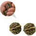 Ibasenice Copper Walnut Figure Brass Decor Foot Massager - Chinese Wenwan Balls for Deep Tissue Muscle Relief - Buy Online on GoSupps.com