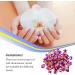 dijiusidy 50 Pieces Glass Crystal Set Eye-catching Personalized Nail Art Rhinestones DIY Handcraft Manicure Accessories for Card Making Bright Red AB - Buy Online on GoSupps.com