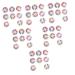 minkissy 48 Boxes Soft Pottery Nail Accessories Charms Fruit Slice Patch Polymer Spacer Beads Scrapbooking Embellishment Nail Decorations Round Spacer Beads Bulk Polymer Clay 3d Assorted