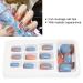 24PC Full Cover Wrong Nails - Removable Ballerina Coffin Nails for Women | Fashion Nail Decoration (P131) - Buy Online on GoSupps.com