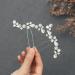 Bride Wedding Hair Pins - Silver Crystal Rhinestone Hair Accessories (Pack of 2) - Easedaily - Buy Online on GoSupps.com