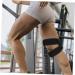 Patella Knee Brace - Portable Band for Knee Support Fitness & Cycling | Adjustable Black Knee Strap - 42x9x1CM - Buy Online on GoSupps.com