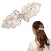 Cat-eye Barrette Rhinestone Beige Hair Clips Shiny Elegant Hair Slide Hairstyle Decorations Accessories Hair Grip Gift For Girls A-2