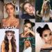 Cat Ears Hair Donut Chignon Claw Clip in Messy Hair Bun Space Bun Hair Pieces Cat Ears Bun Hair Extensions Wig Accessory Ponytail Hairpieces for Women Girls (Brown Black) Brown Dark - Buy Online on GoSupps.com