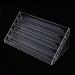 EVTSCAN Latest Acrylic Lipstick Jewelry Display Stand Nail Polish Rack 5 Clear Layers Makeup Cosmetic