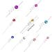 12 Pcs 70-S Discos Decorative Straws Mini Discos Ball Straws Retro Decorations For Dance Holiday Wedding Birthday Party Discos Ball Straws Party Decorations Wedding Party Supplies Birthday Reusable Sky Blue - Buy Online on GoSupps.com