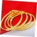 Zerodeko 3 Pcs Eternity Bracelet Open Adjustable Bracelet Friendship Bracelet Fashion Bangle Baby Gifts Golden Stackable Bangle Bangles Bracelets Bracelet Simple Boutique Jewelry Ladies - Buy Online on GoSupps.com