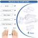 Haofy Toe Spreader Gel Kit - 4 Couples Hallux Valgus & Hammer Toe Corrector for Men & Women | Big Toe Spacers for Bunion Relief - Buy Online on GoSupps.com
