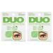 DUO Brush-On Strip Lash Adhesive with Vitamins A C & E Clear Non-Irritating Fast Drying Lash Glue Easy to Use Safe for Sensitive Eyes and Skin 0.18 oz 2-Packs 0.18 Ounce (Pack of 2) Clear (Peggable)