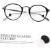 Uonlytech 56 Pairs Anti-Slip Glasses Covers & Frame Hooks - Silicone Ear Gripping Holders for Eyewear | Black & White | International Shipping - Buy Online on GoSupps.com