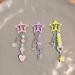 xbiez Y2K Beads Pendant Star Shape Hair Clip Summer Hair Clip for Woman Girls Taking Photo Bangs Hair Barrettes Anti-slip Pink - Buy Online on GoSupps.com