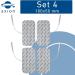 Buy Axion 4 Electrodes 100x50 mm for TENS & EMS | Reusable High Conductivity Certified Medical Device - Buy Online on GoSupps.com