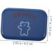 Homsfou 4th Care Box for Colored Contact Lenses - Eye Lens Container & Travel Case | Korean Art Design | 4pcs Blue 6.5x4.5x2cm - Ideal for International Shipping - Buy Online on GoSupps.com
