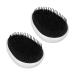 2 pieces of sweet scalp brush egg-shaped comb with soft round teeth portable shampoo brush comb for thick thin short long hair wet-dry massage extinction for the daily H