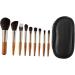 9 Makeup Brushes Soft Bristles for Perfect Makeup Take It Anywhere Ergonomic Design Easy to Clean with Wood Handle and Artificial Fiber for Portable Makeup Set - Buy Online on GoSupps.com