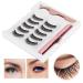 Buy 5 Pair Magnetic Eyelash Set - 3D Reusable Waterproof Soft & Thick - Perfect Makeup Tools for Stunning Eyes - Buy Online on GoSupps.com