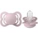 BIBS Supreme Baby Pacifiers | BPA-Free Silicone Pacifier | Made in Denmark | Set of 2 Soothers (Pink Plum  0-6 Months)