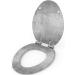 Sanilo Elongated Silent Slow Close Molded Wood Toilet Seat - Concrete Finish - Buy Online on GoSupps.com