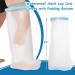 Sumifun Extra Large Shower Foot Protector - Waterproof Adult Leg Cast Cover with Non-Slip Padding - Keep Cast Dry and Protected - Buy Online on GoSupps.com