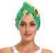 Funny Avocado Hair Drying Towels 2 Pack Hair Towels for Women Microfiber Hair Turban for Wet Hair Curly Hair