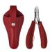 Toenail Clippers for Thick Ingrown Toenails Stainless Steel Nail Cutter Professional Manicure Accessories Tools (Color : Red)