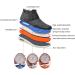 Mens Diabetic Shoes - Adjustable Lightweight Plantar Fasciitis & Swollen Feet | Long Tube Design | Size 12 - Dark Blue - Buy Online on GoSupps.com