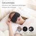 3D Contoured Sleep Mask for Men and Women - 100% Blackout, Micro Weighted Blindfold for Travel, Yoga, Nap - Breathable & Soft Eye Cover in Black - Buy Online on GoSupps.com