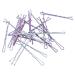 30-Pack Hair-Like Loved Bobby Pins Clips | White Pink & Purple | 5cm with Pink Storage Box - Perfect for All Hair Types - Buy Online on GoSupps.com